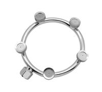 Boquilla divisora de manguera de jardín de acero inoxidable con forma de abanico para una amplia cobertura en jardines y granjas, boquilla de acero inoxidable