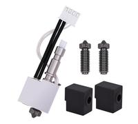 Boquilla endurecida Hotend de 0,4 mm para Anycbic Kobra S1, kit de extrusora de cabezal de impresión montado con boquilla de 0,2/0,6 mm y 2 calcetines de silicona para Kobra S1, Kobra S1 Combo