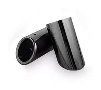 Boquilla Escape Silenciador Escape para VW para TIGUAN 5N Cubierta Tubo Escape Acero Inoxidable Cromado Accesorios para Automóviles Tubo Escape(76mmBlack)