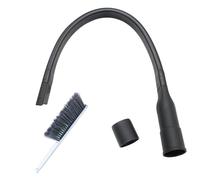 Boquilla flexible larga para aspiradora, 62 cm Boquilla universal para aspiradora, con conexión de 35/32 mm, con cepillo, accesorio para aspiradora