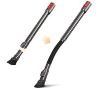 Boquilla flexible para aspiradora Dyson, boquilla plana larga compatible con Dyson Gen5detect V15s V15 V11 V10 V8 V7 piezas de repuesto, cepillo para juntas extensible para esquinas y huecos difíciles