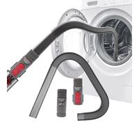 Boquilla flexible para aspiradora Dyson V6 V7 V8 V10 V11 V12 V15, manguera con boquilla flexible para juntas y boquilla plana larga, accesorios para secadoras, rejillas de ventilación y coche