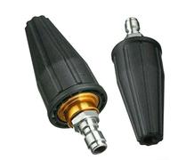 Boquilla giratoria de conexión rápida de 1/4 pulgadas para lavadoras de alta presión, punta de pulverización turbo a 3600 PSI