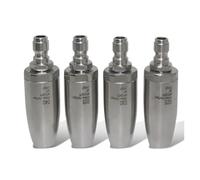 Boquilla giratoria de enchufe rápido G1/4'', 360°, acero inoxidable, 0,98-1,24mm, accesorio for lavado de coches, 1 ud. Boquillas
