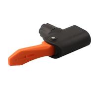 Boquilla infladora multifuncional para bomba de aire de bicicleta y motocicleta, con 3 adaptadores, compatible con válvulas Presta Schrader y Dunlop, diseño compacto de plástico ABS para bolas, globos