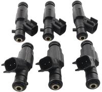 Boquilla Inyección Gasolina Motor para Jeep Cherokee 4.0L 1999-2004 4854181 4667938 RL669938AB 0280155923 83211160 4669938AB 6Pcs, Boquilla De Repuesto Inyección Gasolina Inyector Combustible.