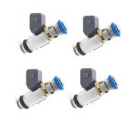 Boquilla Inyector Compatible Con Dacia Para Duster 2007 2008 2009 2010 2011 2012 2013-2018 Boquillas De Inyección De Gasolina Para Coche, 4 Piezas, 8201036397