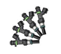 Boquilla Inyector Compatible Con Nissan Para Tiida Para Versa Para March III K12 HR16DE 1.6L, 4 Inyectores De Combustible Para Motor, Boquillas 16600ED000, 16600-ED000, FBY1160