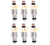Boquilla Inyector Inyector De Combustible 6 Piezas INP-051 MD111421 MD141263 Compatible Con Mitsubishi Para Eclipse Para Mighty Para Max 1990 Para Galant 1988 1989 1990