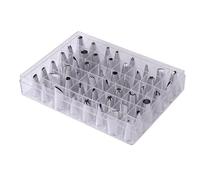 Boquilla Juego de 48 boquillas de acero inoxidable for decoración de pasteles, con estuche for cupcakes, galletas y más. Repostería decorar