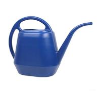 Boquilla larga de plástico de 2 L para regar hervidor construido para una entrega específica de humedad en jardines de hierbas y esquejes (azul oscuro)