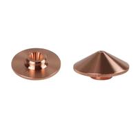 Boquilla láser 5 uds. Calibre M14 de doble capa única 0,8-5,0mm for máquina cortadora fibra BT240 BM110 BM111(2.5mm,Single Layer)