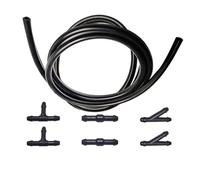 Boquilla Lavaparabrisas Coche Manguera Universal De Boquilla Limpiaparabrisas Con Cabezal Directo TY, Adecuada Para Bomba De Faro Delantero De Ventana, Piezas Automotrices(4m)