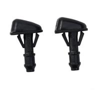 Boquilla Lavaparabrisas Delantera 8mm Universal Negro | Plástico ABS robusto, metal interno, resistente corrosión, uso duradero, color negro mate