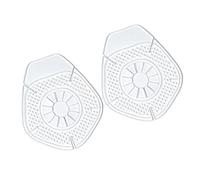 Boquilla lavaparabrisas Fundas protectoras para limpiaparabrisas de coche, protección antipolvo, funda inferior Delantero Limpiador Boquilla de Chorro(Transparent)
