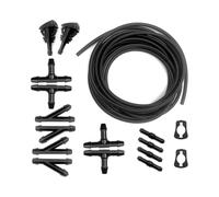 Boquilla Lavaparabrisas Manguera De 5 Con 12 Conectores, 2 Boquillas, Arandelas Y Kit Tubos Para Lavaparabrisas Chorro Limpiaparabrisas