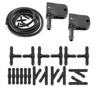 Boquilla Limpiaparabrisas Compatible Con Benz Vito W638 95-03 Clase V 96-03 Boquillas Pulverización Parabrisas Delantero Manguera Líquido Lavaparabrisas Conectores(With Connector)