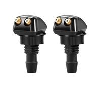 Boquilla limpiaparabrisas Manguera Lavado Parabrisas Coche Boquilla Pulverización De Tubo Limpiaparabrisas Junta Tubería Agua 2M 1M(2pcs Nozzles)
