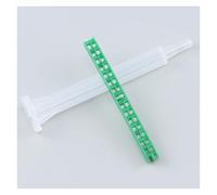 Boquilla mezcladora de resina epoxi, mezclador estático, tubo de mezcla adhesivo, jeringa for pistolas de pegamento AB, mezclador líquido de dos componentes, 10/20/50/uds.(20pcs)