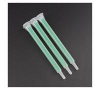 Boquilla mezcladora de resina epoxi, punta mezcladora de resina plástica for pistolas de pegamento AB, mezclador líquido de dos componentes, 10/20/50/uds.(50pcs)