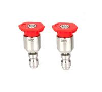 Boquilla multiángulo para hidrolimpiadora, Paquete de 2 puntas boquilla for lavadora a presión con ángulos 0°, 15°, 25° y 40° diámetros orificio 1,0 a, mm(0°,Hole diameter 1.2mm (0.047in))