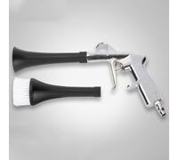 Boquilla neumática de aluminio con cepillo de presión primaria para detalles de coche, herramienta de eliminación de polvo de 6 a 9,2 bar para teclado AC Pm20(HT-05)