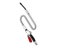 Boquilla neumática extensible de soplado de aire, herramienta resistente con diseño flexible para taller y automoción, varios ángulos, mango de metal, herramienta sopladora
