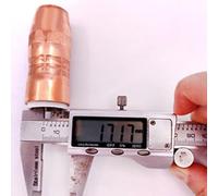 Boquilla NS-5818C, paquete de 5 boquillas de soldadura de cobre para puntas Bernard serie T, compatible con difusor de gas Bernard -1 y fuego central para Slim 5/8 pulgadas