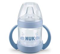 Boquilla Nuk Nature Sense, para biberón, extra ancha, suave, sin BPA, para bebés a partir de 6 meses, 150 ml azul azul Talla:150 ml