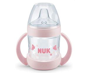 Boquilla Nuk Nature Sense, para biberón, extra ancha, suave, sin BPA, para bebés a partir de 6 meses, 150 ml rosa Rosa Talla:150 ml