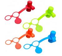Boquilla para botella de agua - Boquilla para botella de agua de silicona de 4,5 x 4 x 1 cm, adaptador para taza para niños, tapa para botellas de, 4 piezas Adaptador de superio