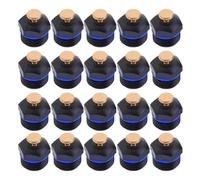 Boquilla Para Fuente 10-50 Aspersores De Jardín Con Rosca DN15 1/2 Pulgada | Kit de boquillas de rociadores de agricultura de riego de cabezal de aspersor de riego de césped de plástico(20PCS color 1)