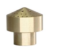 Boquilla para Fuente Aspersores de latón, boquillas giratorias for fuentes, paisajismo, estanque, chorro exterior, cabezal rociador recto for fuente, riego plantas(AX5PCS)