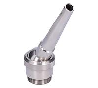 Boquilla para fuente de jardín, cabezal de pulverización de agua con chorro de dirección ajustable, rosca macho G1 1/2 de acero inoxidable, boquilla de chorro directo universal