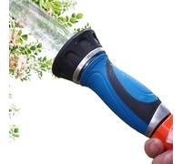 Boquilla para manguera de jardín, limpiador de canalones ajustable, protección contra fugas de alta presión, jeringa de ducha, para jardín, coche, garaje, patio, limpieza de riego