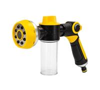 Boquilla para manguera de jardín, pistola de espuma de burbujas, pistola de agua, rociador de lavado, riego de verduras, jardín, riego, boquilla de actualización de agua para plántulas de flores