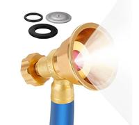 Boquilla para Manguera de Riego | Accesorios De Jardinería Alta Presión | Boquilla para Riego Exterior | Lavado de Coches, Baño de Mascotas, Jardinería y Limpieza