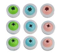 Boquilla para Máquina de Swirl Set de 9 Piezas para Postres Tipo Soft Serve
