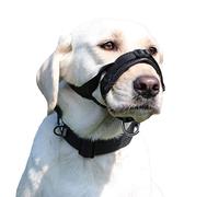 Boquilla para mascotas: arnés acolchado, barrera flexible contra mordidas, protector suave de mandíbula | Silencio seguro Accesorio para pasear Ejercicio Manejo Viajes Cuidado del hogar Obediencia Rut