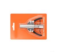Boquilla para pistola de grasa, acoplador de grasa de bloqueo de metal de 15000 PSI con tapa de sellado, boquilla de grasa resistente, accesorio para pistola de grasa manual/neumática (A)