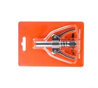 Boquilla para pistola de grasa, acoplador de grasa de bloqueo de metal de 15000 PSI con tapa de sellado, boquilla de grasa resistente, accesorio para pistola de grasa manual/neumática (D)