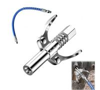Boquilla para Pistola Engrasadora Pistola De Engrase Boquilla G Acoplador De Pistola De Engrase Estándar Adaptable a M6/m8/m10/m12/m14 con Manguera De 30 Cm