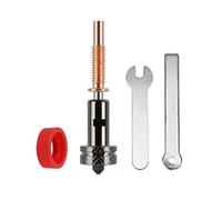 Boquilla precisa de 0,4 mm para impresión 3D, punta de acero endurecido, tubo interior de aleación TC4 para prototipos industriales, boquilla de alta temperatura