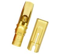 Boquilla profesional para saxofón tamaño 5/6/7/8/9, boquillas de metal de latón con tapas y ligaduras duraderas