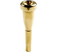 Boquilla profesional para trompeta 3C 7C, copa de latón chapado en oro para instrumentos de estilo Bach, diseño asistido por computadora para jugadores intermedios a avanzados (oro 3C)