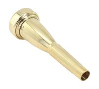 Boquilla profesional para trompeta 3C 7C, copa de latón chapado en oro para instrumentos de estilo Bach, diseño asistido por computadora para jugadores intermedios a avanzados (oro 7C)