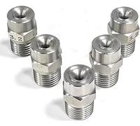 Boquilla pulverizadora de alta presión, Boquilla de cono lleno gran angular acero inoxidable 3/8, orificio 120 grados, 1,6-5,2mm, 5-10 piezas(5pcs,3/8 2.4mm (0.094 inches))