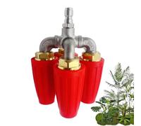 Boquilla pulverizadora de alta presión, boquilla de lavado de alta presión | Boquilla giratoria 4 en 1 de lavado a alta presión | Consejos de lavado de alta presión, spray eficiente para la limpieza