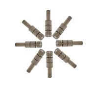 Boquilla pulverizadora de latón, 90 Uds boquillas de conector rápido latón 0,1-0,8mm nebulización baja presión refrigeración al aire libre 6 Conn(0.7mm)