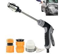 Boquilla pulverizadora de manguera - Varilla de agua ajustable de alta presión, control de flujo de calidad industrial, herramienta de pulverización duradera para exteriores, conector de latón a